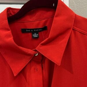 NWT - Zac & Rachel Vibrant Red Shirt